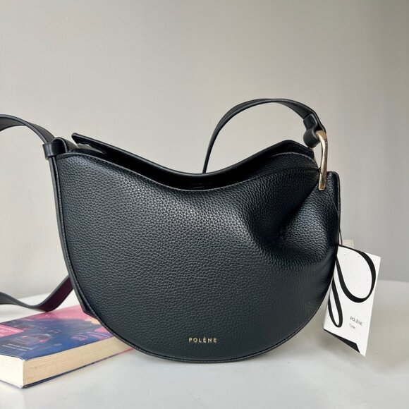 Polene Black Shoulder Bag - Picture 1 of 9